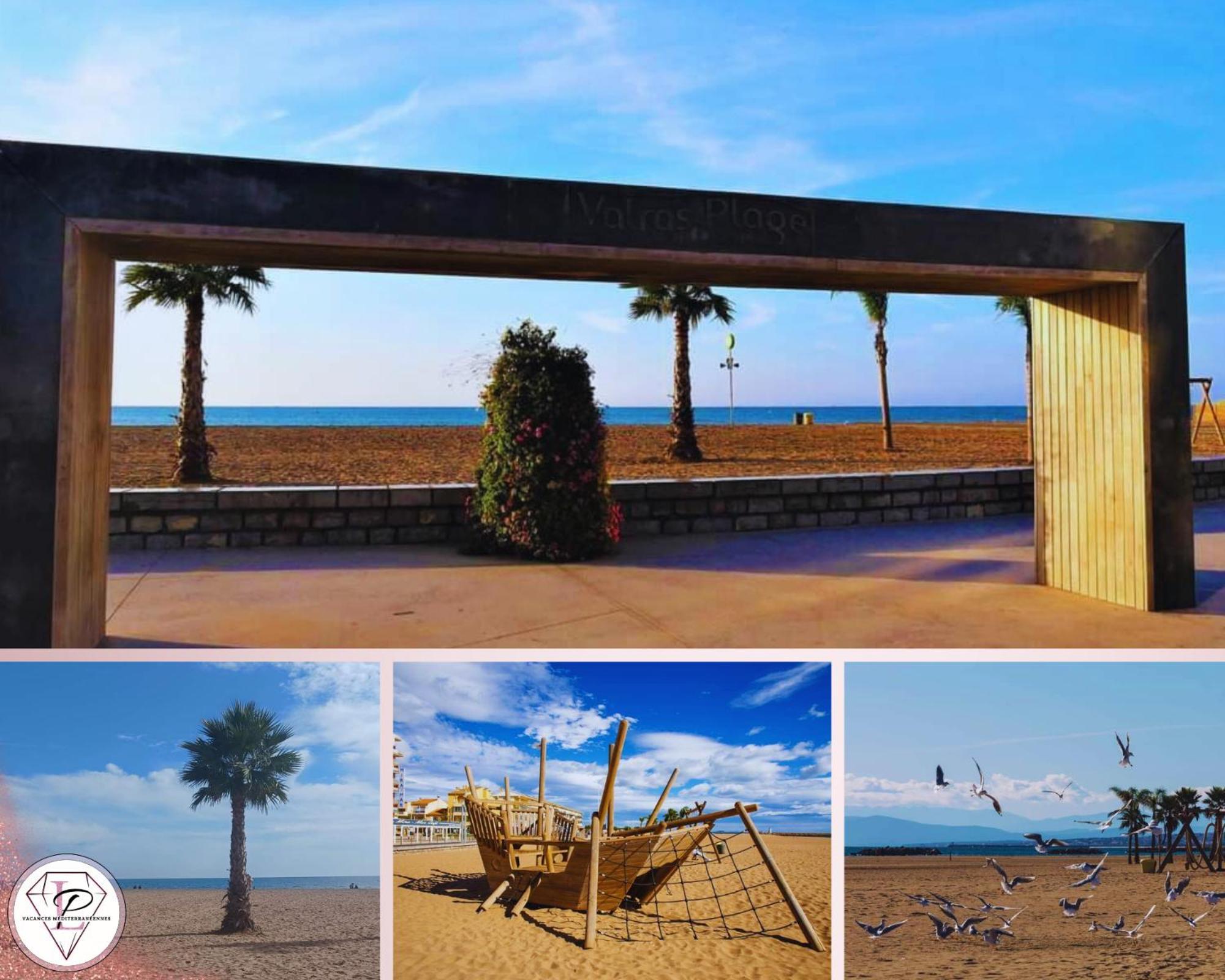 Les Mouettes, Bel Appartement A 50M Des Plages De Valras-Plage Exterior photo